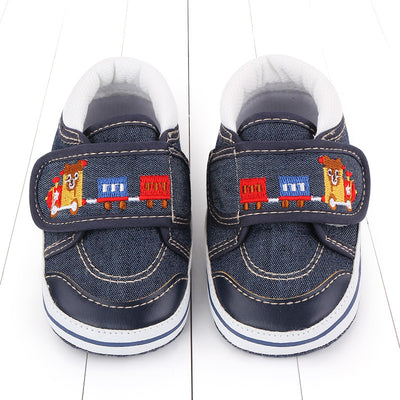 Baby soft bottom non-slip embroidered shoes