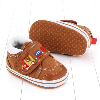 Baby soft bottom non-slip embroidered shoes