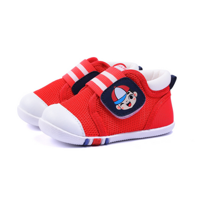 Color block breathable mesh baby shoes