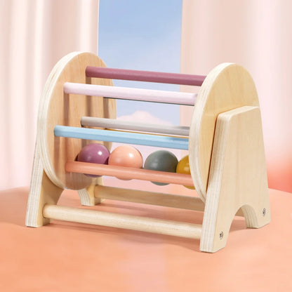 Montessori Wooden Spinning Drum