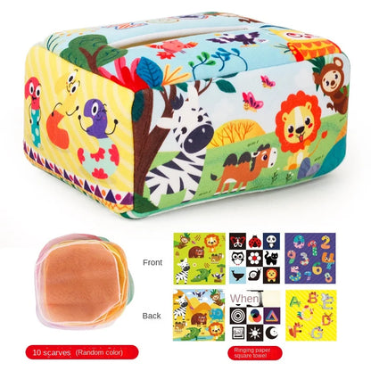 Baby Montessori Toy - Magic Tissue Box