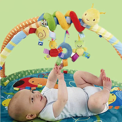 Soft Plush Baby Rattles Toys with Crinkle Sounds | 0-24 Months