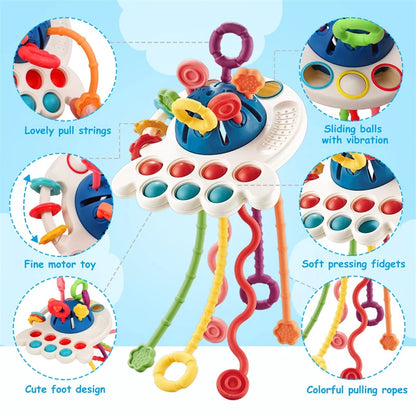 Montessori Silicone Baby Teething Toys