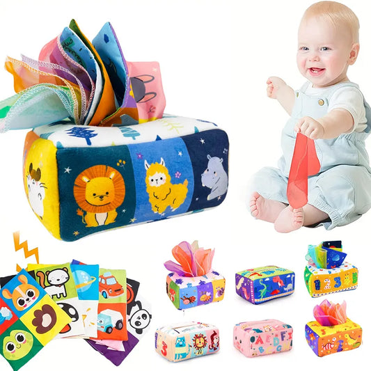 Baby Montessori Toy - Magic Tissue Box