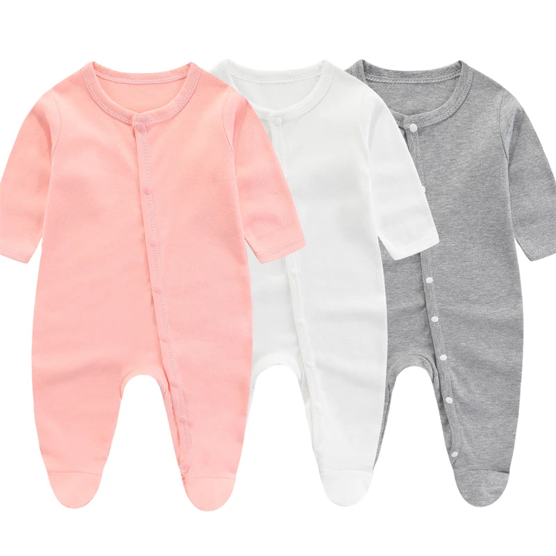 Newborn Baby Bodysuit 2024 Spring Baby Clothes Summer Girl Romper Soft Boys Jumpsuit Cartoon Children's Clothes 0 to 9 Months