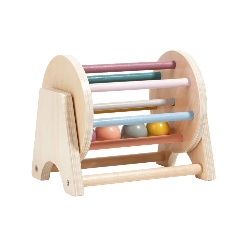 Montessori Wooden Spinning Drum