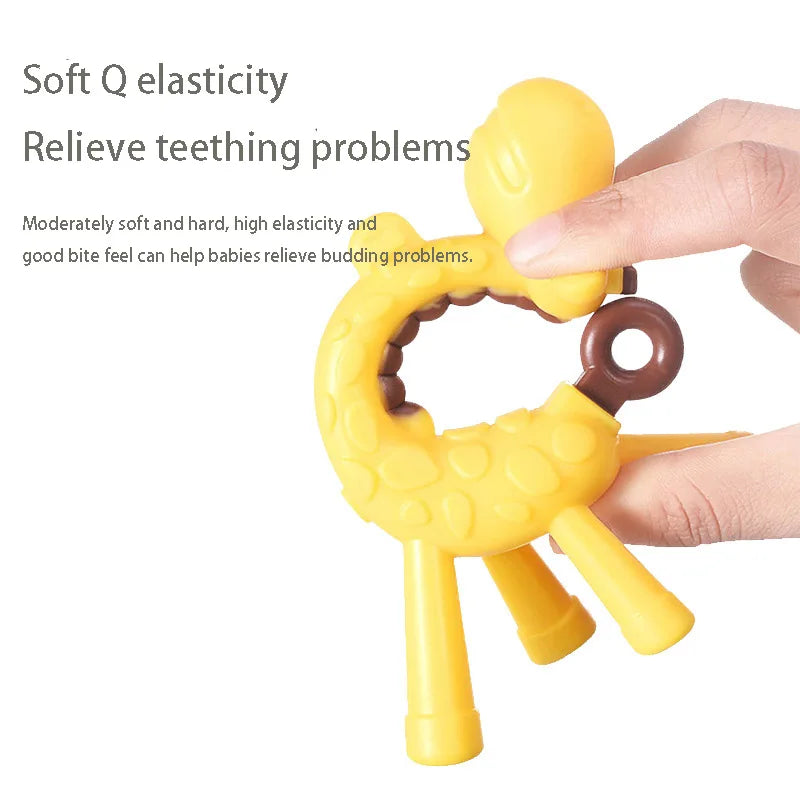 Dr. Isla Silicone Giraffe Baby Teether