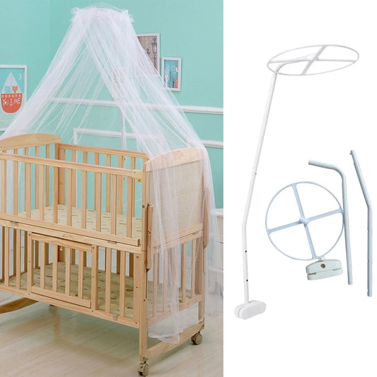 Net Stand for Mosquito Netting Hanging Bed Net Holder Stand for Baby Kids Room Mosquito Bar Frame Palace-Style Crib