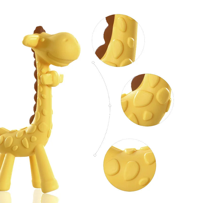 Dr. Isla Silicone Giraffe Baby Teether