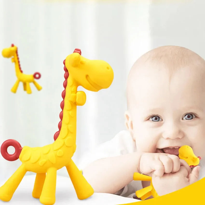 Dr. Isla Silicone Giraffe Baby Teether