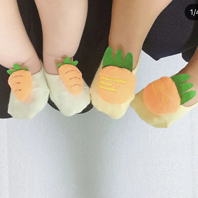 Baby Casual Cotton Blend Cartoon Socks