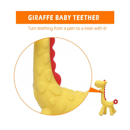 Dr. Isla Silicone Giraffe Baby Teether