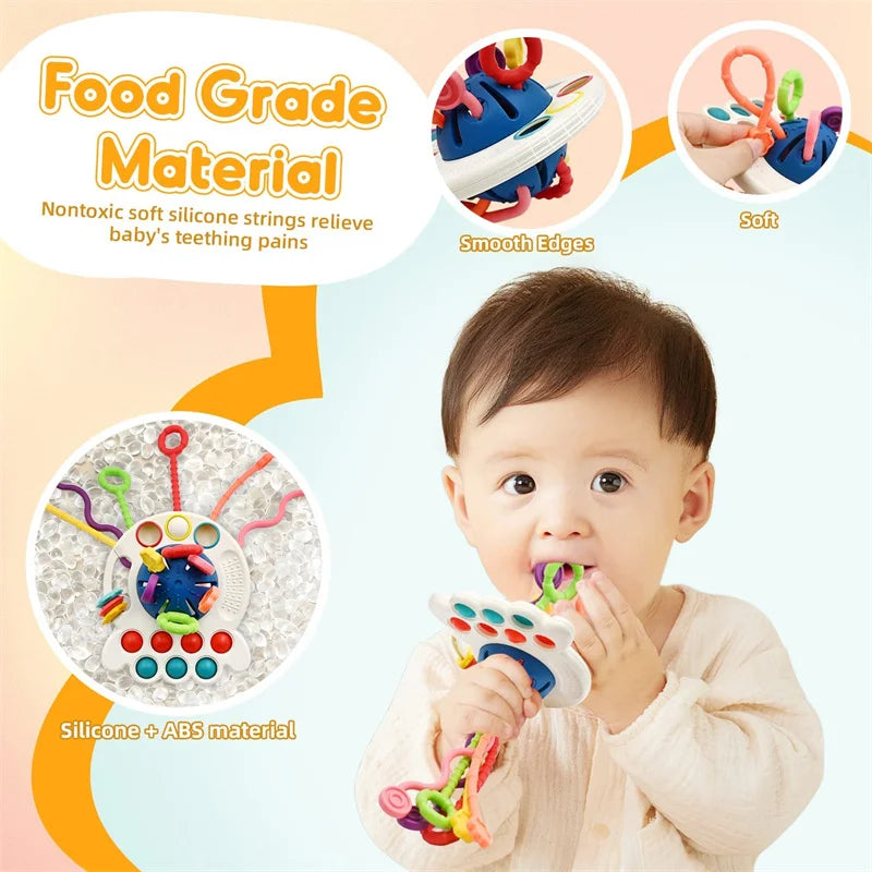 Montessori Silicone Baby Teething Toys